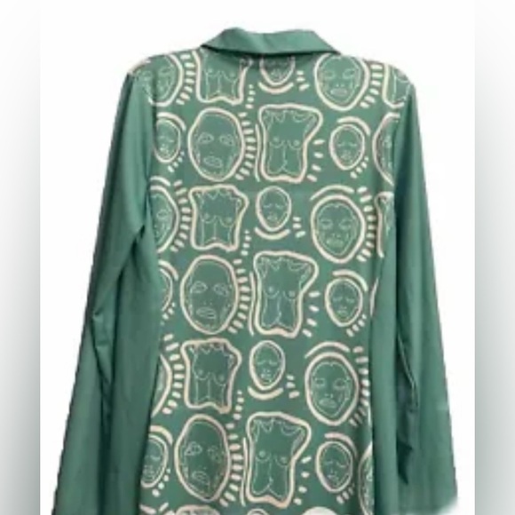 Patrick Church Button Up Knit Jumper | NYC Artist Limited  Edition Size Large - Picture 4 of 13